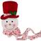 Plush Snowmen in Hats Christmas Ornaments - 12.5" - Set of 3